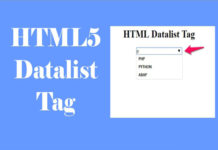 Datalist HTML5: what they are and when to use them