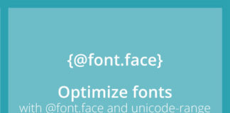 Optimize fonts with @ font.face and Unicode-range