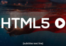 Subtitles for videos with HTML5