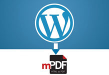 Create a PDF version of WordPress articles with mPDF